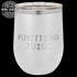 Laser Engraved Knitting Juice Wine Tumbler